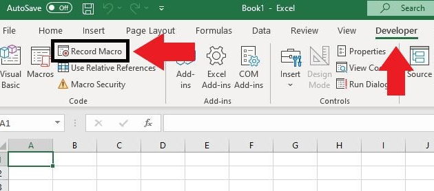 Excel Record Macro